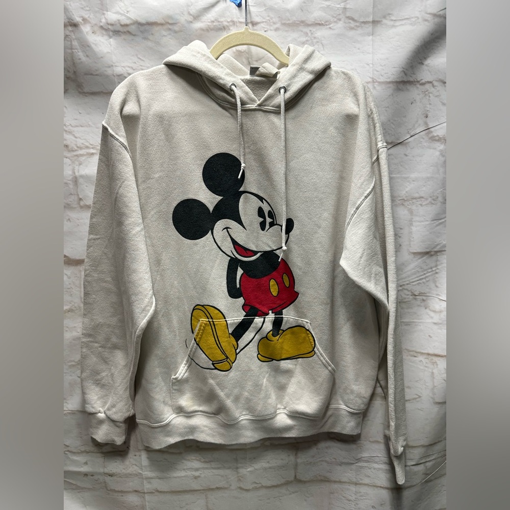 Disney Mickey Mouse‎ hoodie white size large